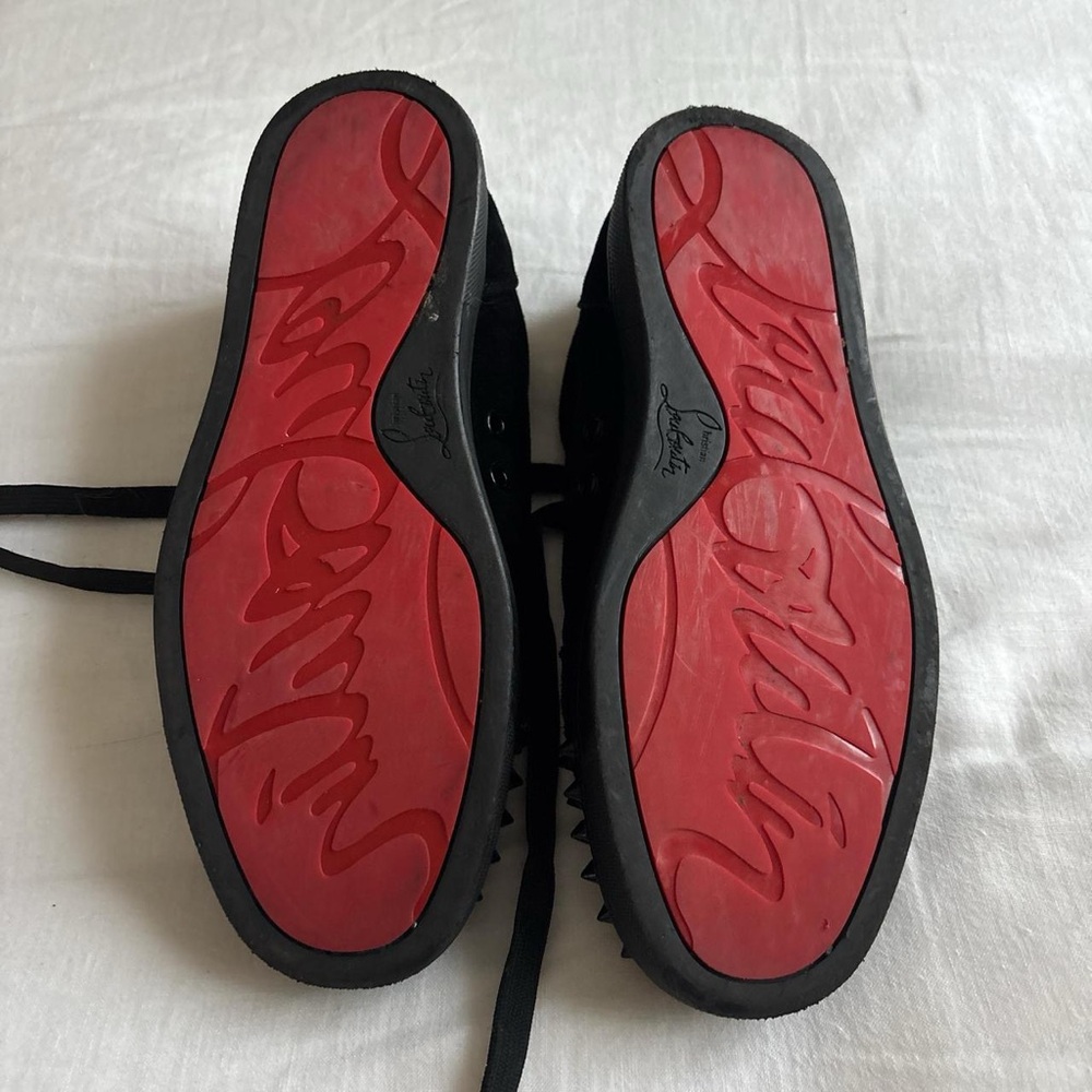 Christian Louboutin Black Shoes with Signature Red Soles